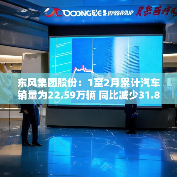 东风集团股份：1至2月累计汽车销量为22.59万辆 同比减少31.8%