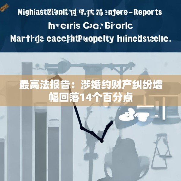 最高法报告：涉婚约财产纠纷增幅回落14个百分点