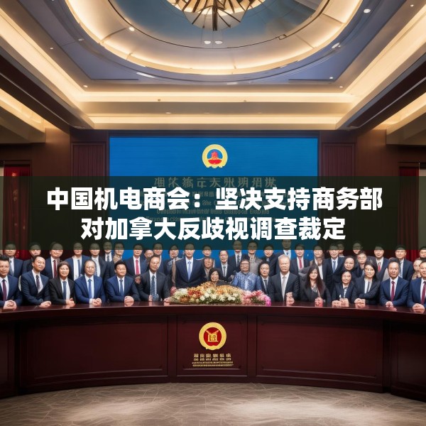 中国机电商会：坚决支持商务部对加拿大反歧视调查裁定