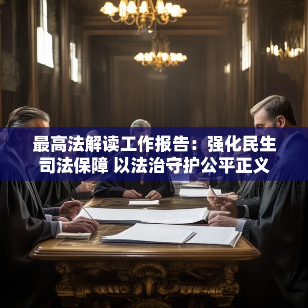 最高法解读工作报告：强化民生司法保障 以法治守护公平正义
