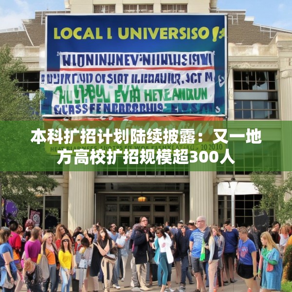 本科扩招计划陆续披露：又一地方高校扩招规模超300人