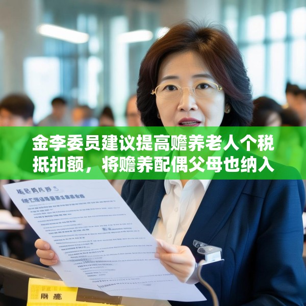 金李委员建议提高赡养老人个税抵扣额，将赡养配偶父母也纳入