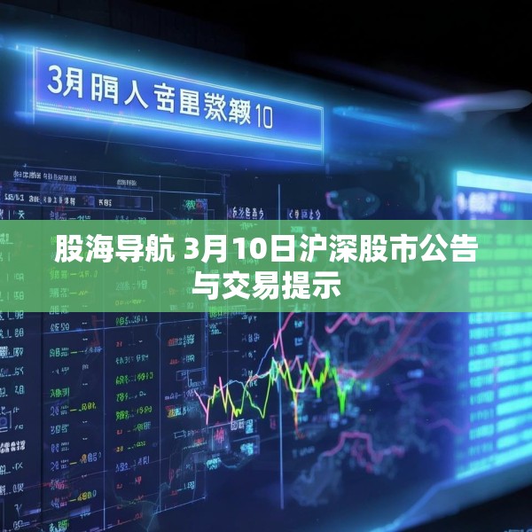 股海导航 3月10日沪深股市公告与交易提示