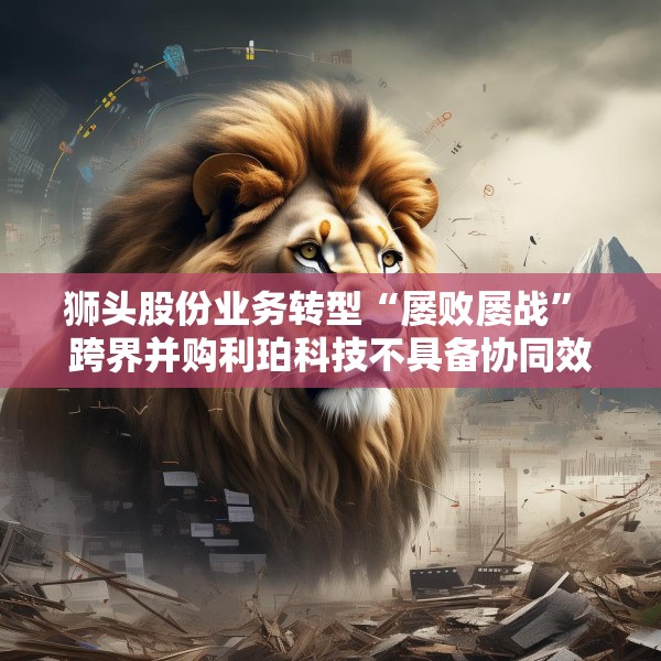 狮头股份业务转型“屡败屡战” 跨界并购利珀科技不具备协同效应