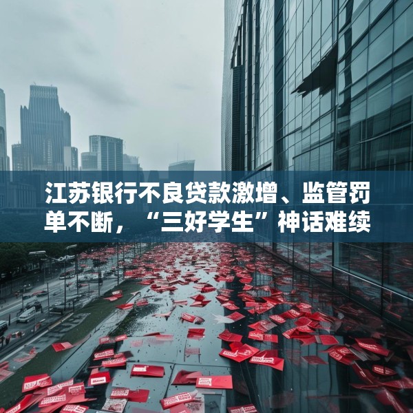 江苏银行不良贷款激增、监管罚单不断，“三好学生”神话难续？