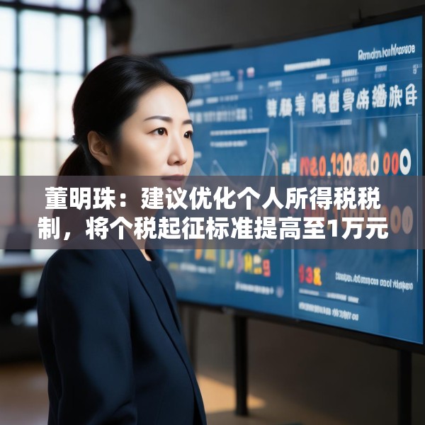 董明珠：建议优化个人所得税税制，将个税起征标准提高至1万元