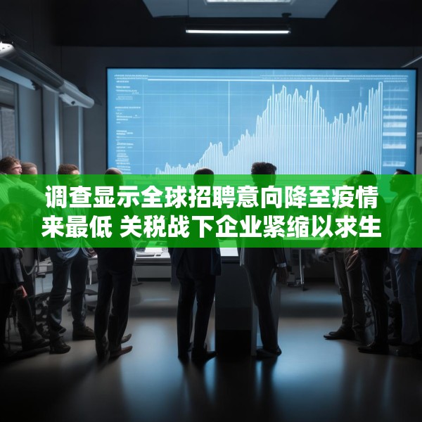 调查显示全球招聘意向降至疫情来最低 关税战下企业紧缩以求生