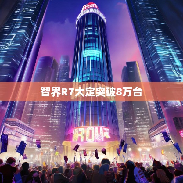 智界R7大定突破8万台