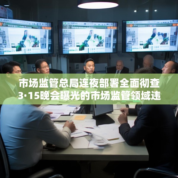 市场监管总局连夜部署全面彻查3·15晚会曝光的市场监管领域违法行为