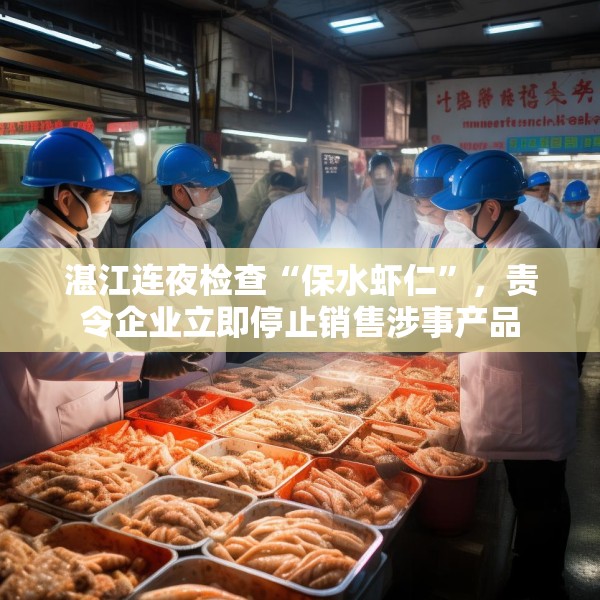 湛江连夜检查“保水虾仁”，责令企业立即停止销售涉事产品