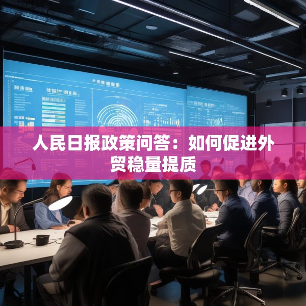 人民日报政策问答：如何促进外贸稳量提质