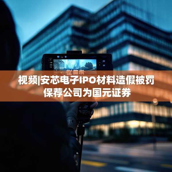 视频|安芯电子IPO材料造假被罚 保荐公司为国元证券