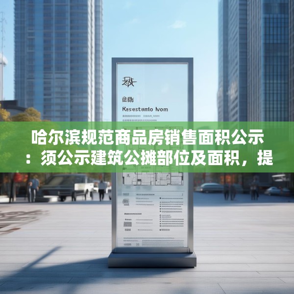 哈尔滨规范商品房销售面积公示：须公示建筑公摊部位及面积，提高面积公示透明度