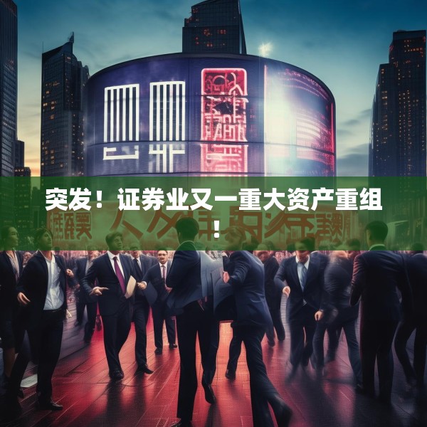 突发！证券业又一重大资产重组！