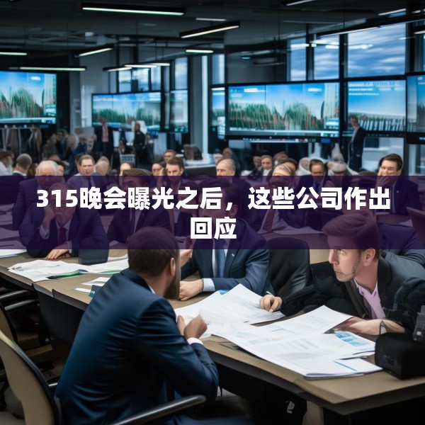 315晚会曝光之后，这些公司作出回应
