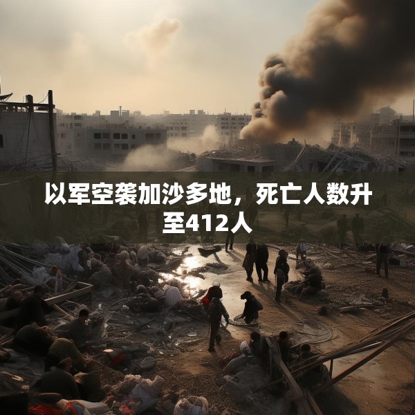 以军空袭加沙多地，死亡人数升至412人