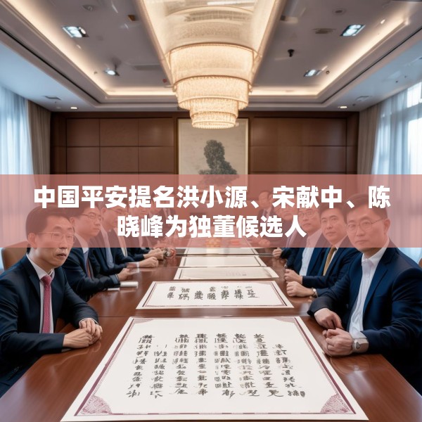 中国平安提名洪小源、宋献中、陈晓峰为独董候选人