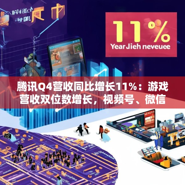 腾讯Q4营收同比增长11%：游戏营收双位数增长，视频号、微信小店等业务贡献增加
