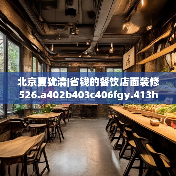 北京夏犹清|省钱的餐饮店面装修526.a402b403c406fgy.413htyj