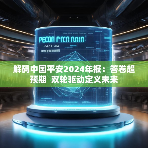 解码中国平安2024年报：答卷超预期  双轮驱动定义未来