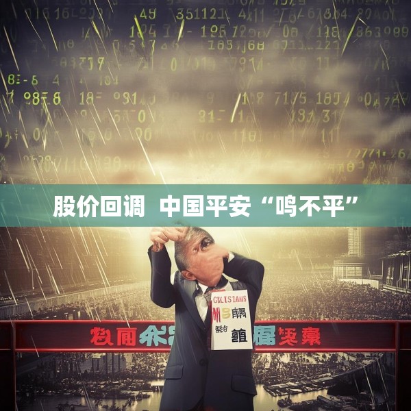 股价回调  中国平安“鸣不平”