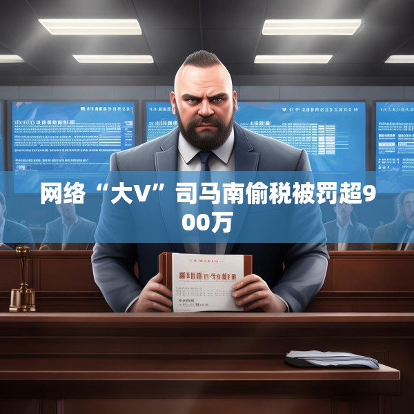 网络“大V”司马南偷税被罚超900万