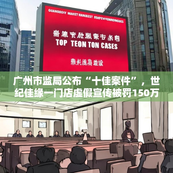 广州市监局公布“十佳案件”，世纪佳缘一门店虚假宣传被罚150万元