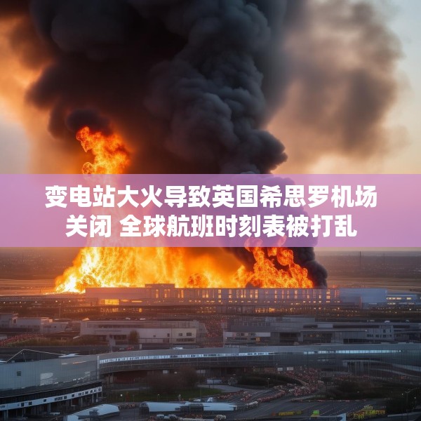 变电站大火导致英国希思罗机场关闭 全球航班时刻表被打乱