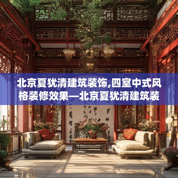 北京夏犹清建筑装饰,四室中式风格装修效果—北京夏犹清建筑装饰314.a190b191c194fgy.201wew