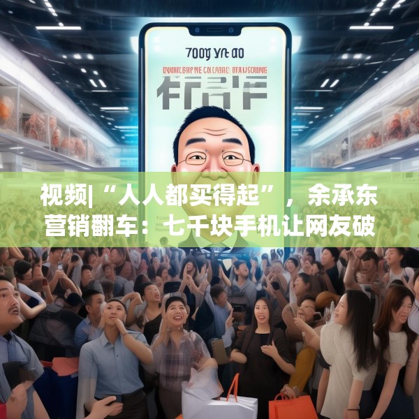 视频|“人人都买得起”，余承东营销翻车：七千块手机让网友破防了！余承东回应：我不太会说话，情商也低