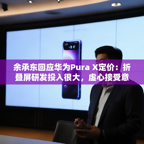余承东回应华为Pura X定价：折叠屏研发投入很大，虚心接受意见