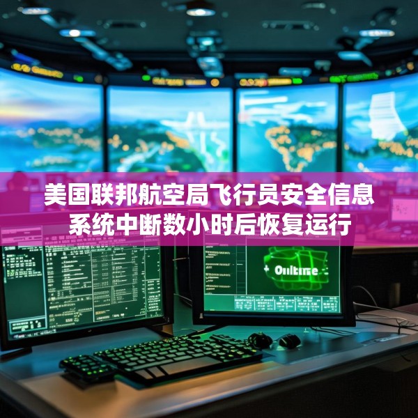 美国联邦航空局飞行员安全信息系统中断数小时后恢复运行