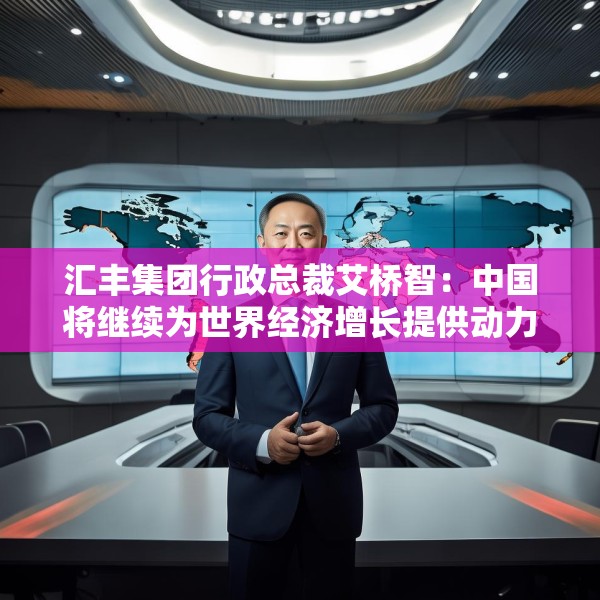 汇丰集团行政总裁艾桥智：中国将继续为世界经济增长提供动力
