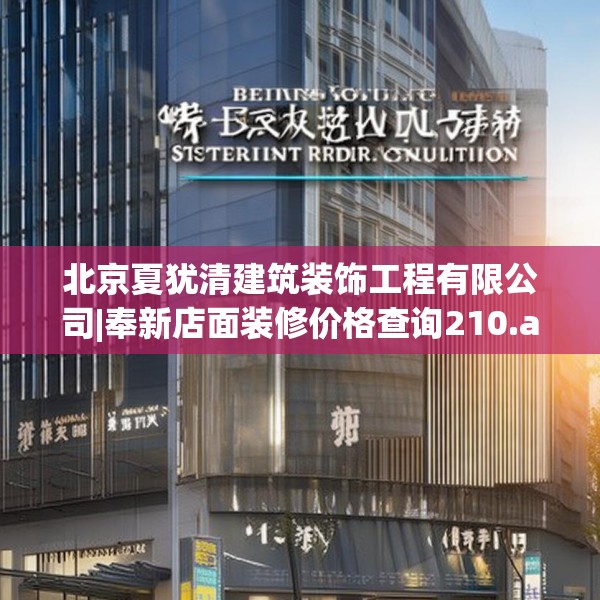 北京夏犹清建筑装饰工程有限公司|奉新店面装修价格查询210.a86b87c90fgy.97lkjl