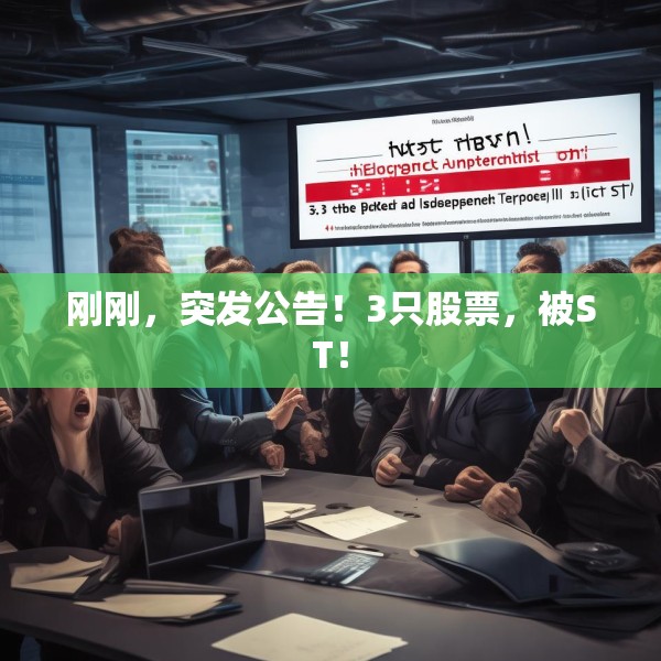 刚刚，突发公告！3只股票，被ST！