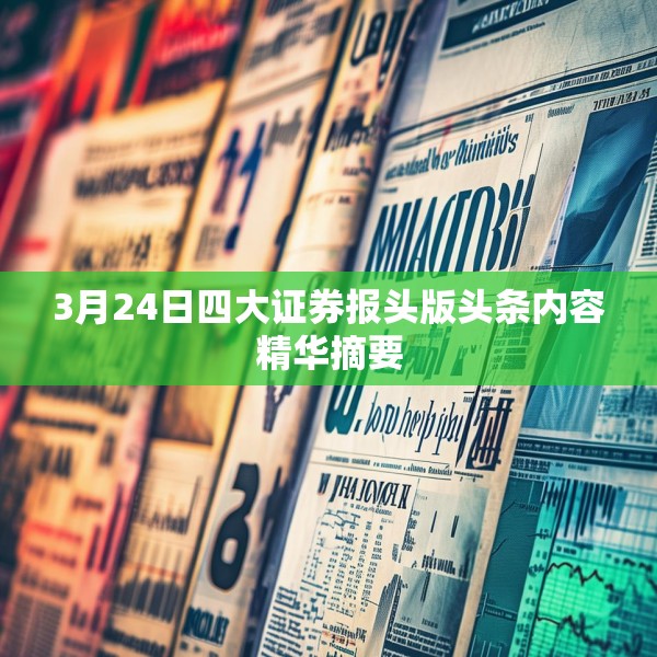3月24日四大证券报头版头条内容精华摘要
