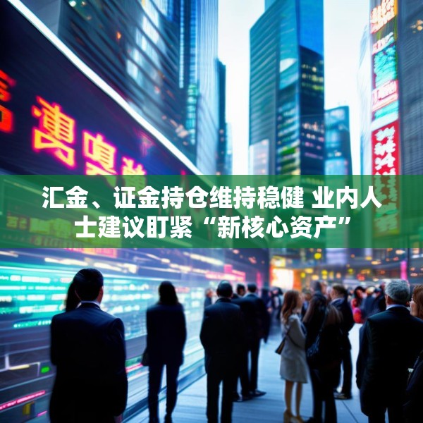 汇金、证金持仓维持稳健 业内人士建议盯紧“新核心资产”