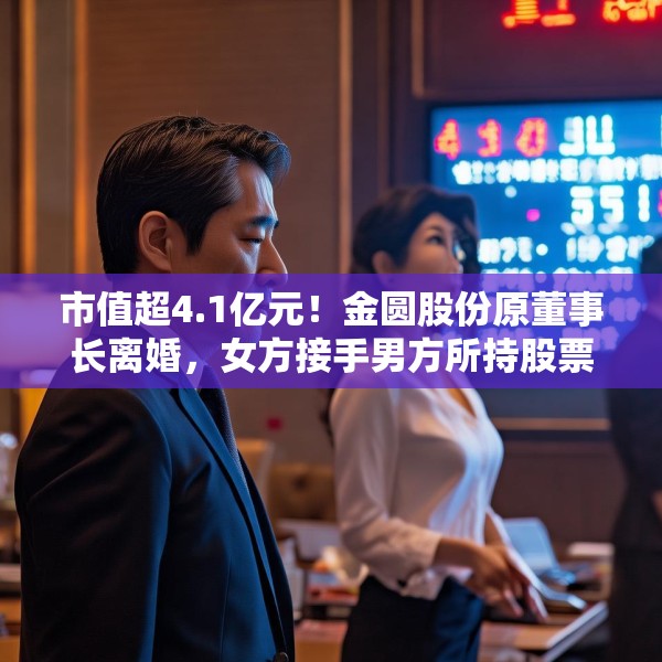 市值超4.1亿元！金圆股份原董事长离婚，女方接手男方所持股票