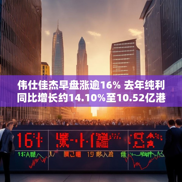 伟仕佳杰早盘涨逾16% 去年纯利同比增长约14.10%至10.52亿港元