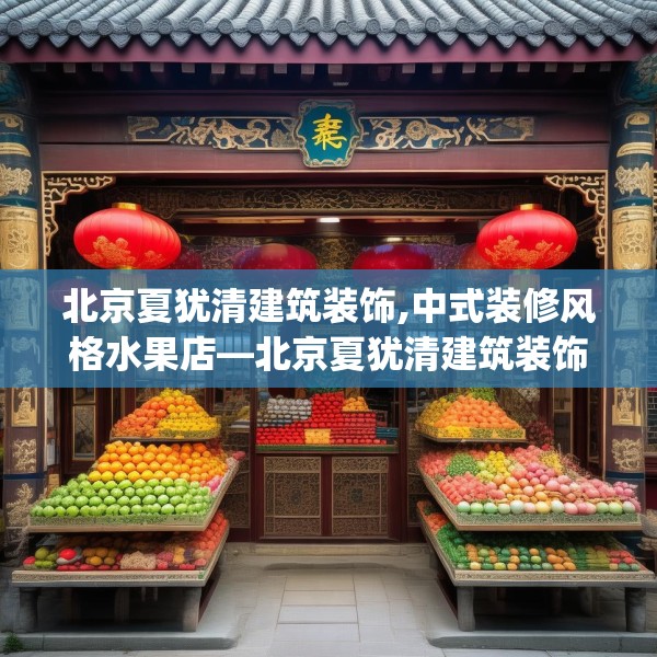 北京夏犹清建筑装饰,中式装修风格水果店—北京夏犹清建筑装饰374.a250b251c254fgy.261xczxv