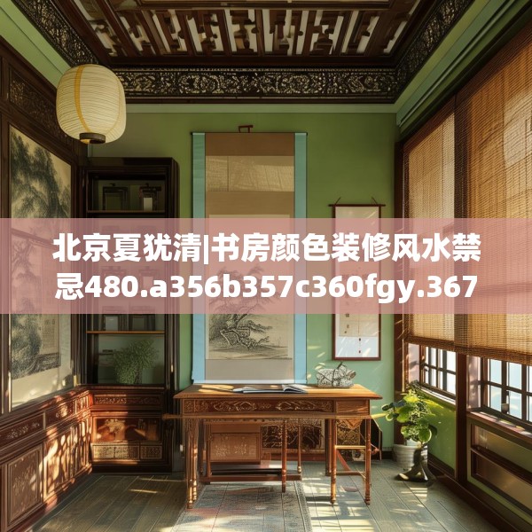 北京夏犹清|书房颜色装修风水禁忌480.a356b357c360fgy.367lkjl