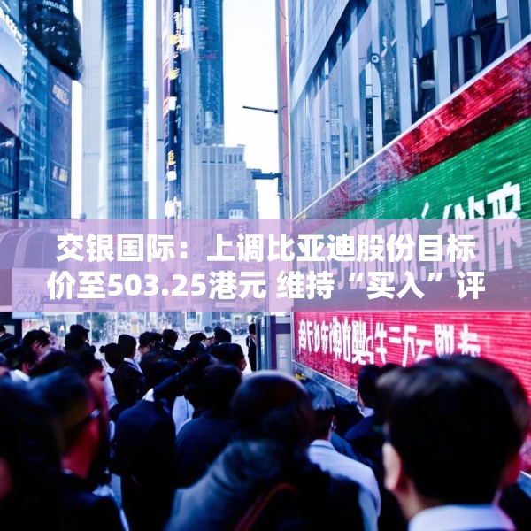 交银国际：上调比亚迪股份目标价至503.25港元 维持“买入”评级