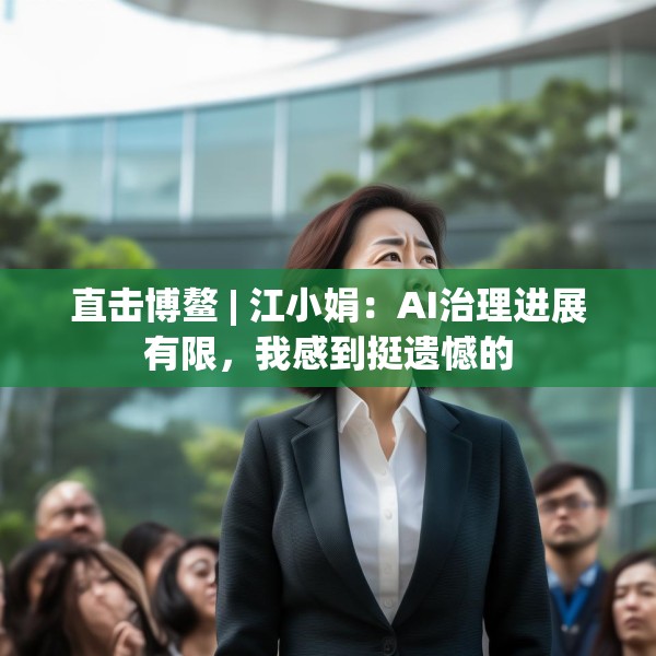 直击博鳌 | 江小娟：AI治理进展有限，我感到挺遗憾的