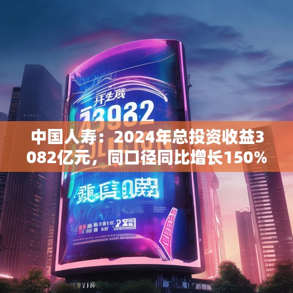 中国人寿：2024年总投资收益3082亿元，同口径同比增长150%
