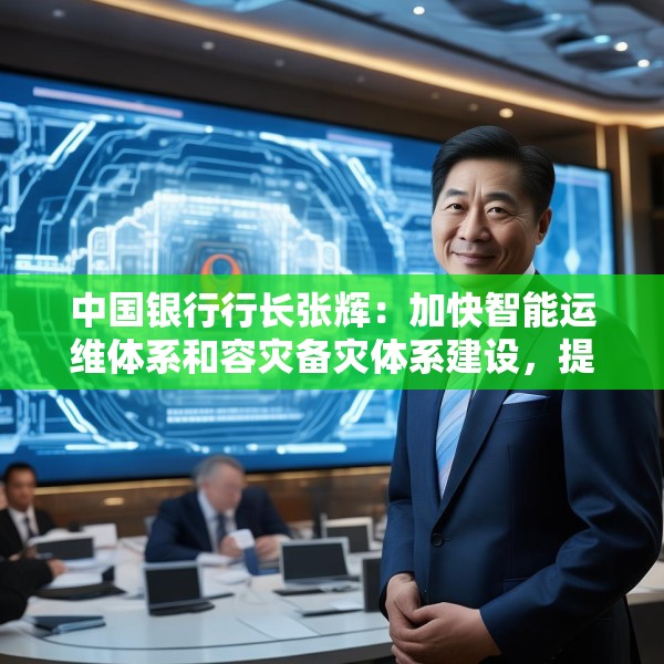 中国银行行长张辉：加快智能运维体系和容灾备灾体系建设，提升科技基础支持能力