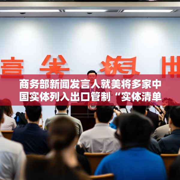 商务部新闻发言人就美将多家中国实体列入出口管制“实体清单”事答记者问