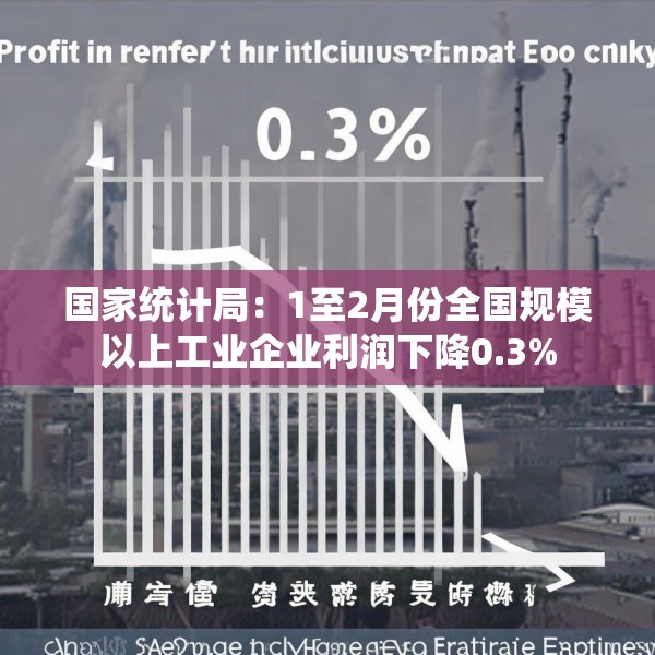 国家统计局：1至2月份全国规模以上工业企业利润下降0.3%