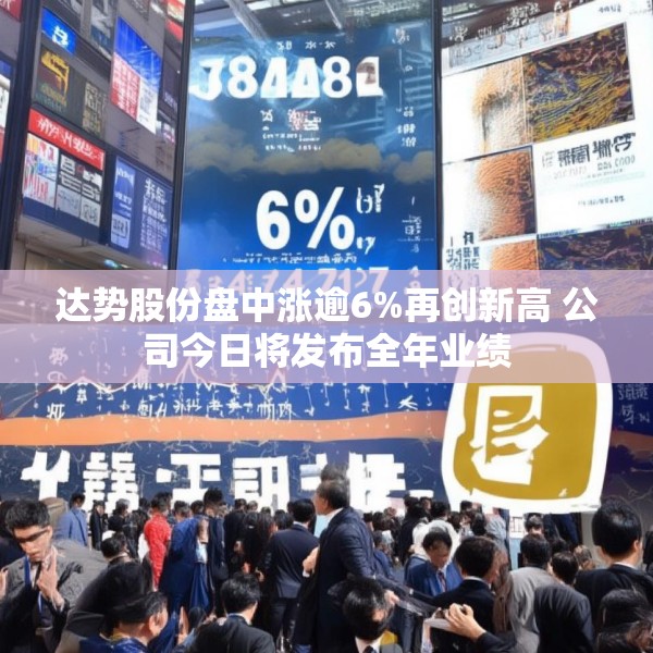 达势股份盘中涨逾6%再创新高 公司今日将发布全年业绩