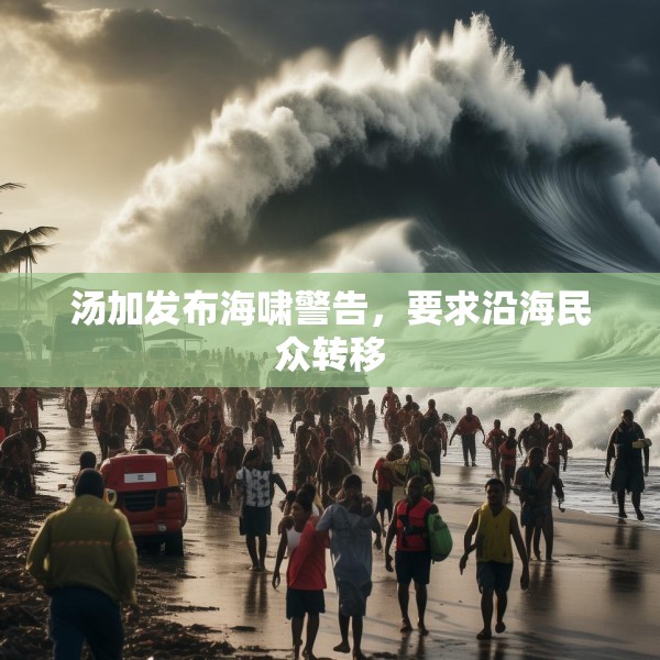 汤加发布海啸警告，要求沿海民众转移