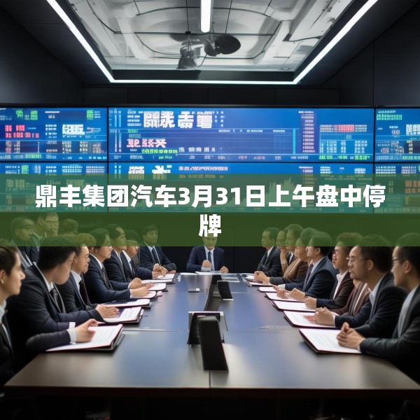 鼎丰集团汽车3月31日上午盘中停牌
